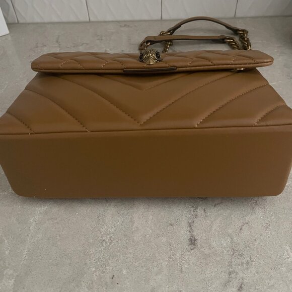 Kurt Geiger Kensington Shoulder/Crossbody Handbag in Camel - Picture 10 of 12